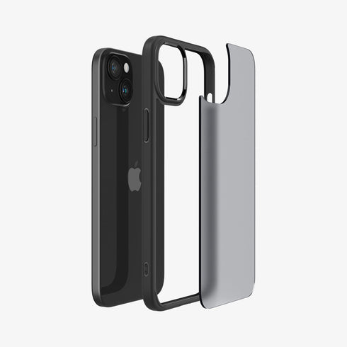 ACS06567 - iPhone 15 Pro Max Case Ultra Hybrid in frost clear showing the back
